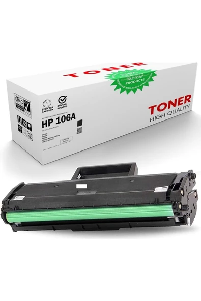 BRF RekoSell Lunatic HP 106X 5000 Sayfa Baskılı Laserjet Uyumlu Kapasiteli Lazer 107W 107A 107R MFP 135W ürün görseli 1