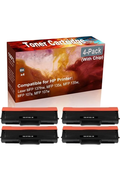 Yade YA-DE TONER HP 106A Laser MFP 137fnw MFP 135a MFP 135w MFP 107a MFP 107w Printer ürün görseli 1