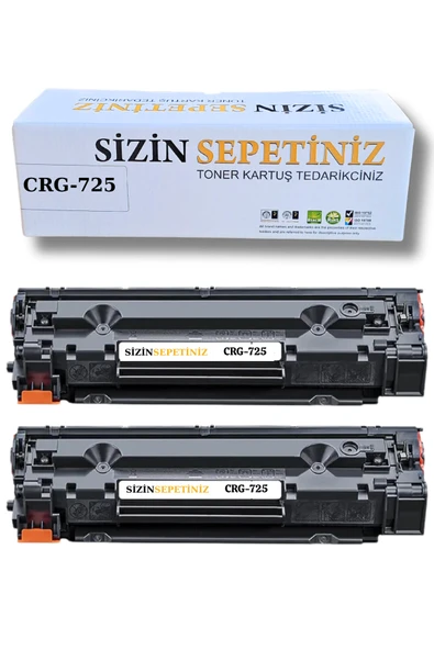 Canon Crg 725 Uyumlu Toner (1600 Sayfa) Lbp-6000/ 6020/ Mf3010 (2 ADET) ürün görseli 1