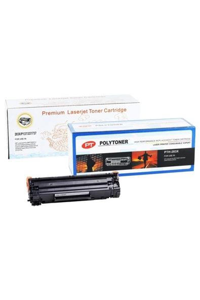 HP Cf283x Polytoner Pro Mfp M201dw-m201n-m225dn-m225dw (2,200 Syf.) ürün görseli 1