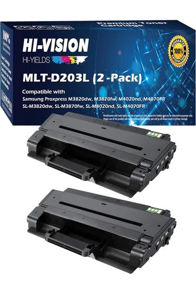 Samsung 203L ProXpress SL-M3320 , SL-M3820, SL-M4020 , SL-M3370 , SL-M3870 , SL-M4070 2 ADET ürün görseli 1