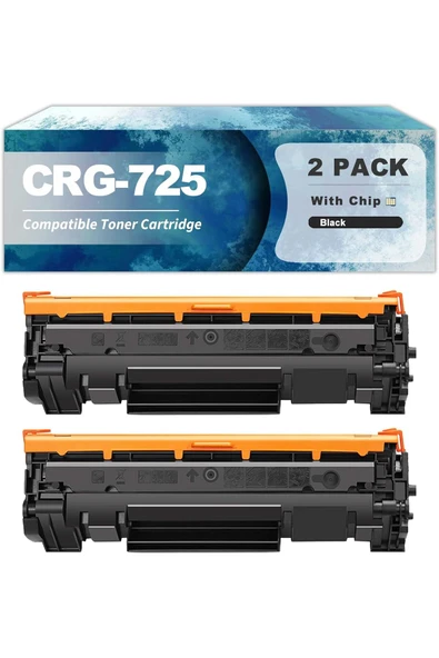 Canon CRG725 Toner LBP-6000/6020/6030/6040/MF-3010 Printers 2ADET ürün görseli 1