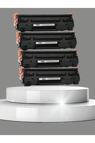 QUEEN HP W1106A-106A Çipli Muadil Toner 4 Adet Avantaj paket ürün görseli 1