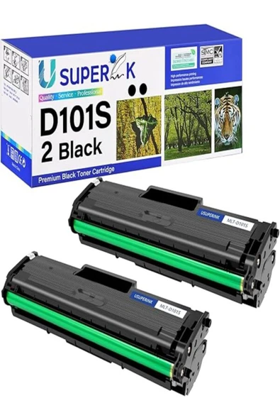 Samsung 2 ADET Samsung MLT-D101S SCX-3405W ML-2165W SCX-3405FW ML-2161 ML-2166W ML-2160 ML-2165 AURA TONER ürün görseli 1