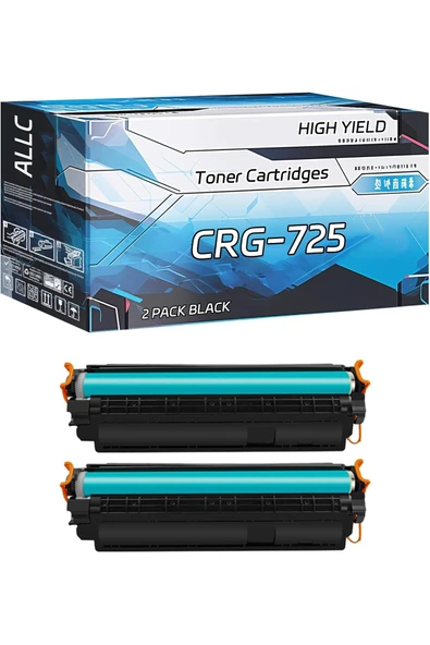 Canon CRG-725 MUADİL Toner Cartridge Replacement for LBP6030B 6030W LBP6000 Printers 2 pcs ürün görseli 1