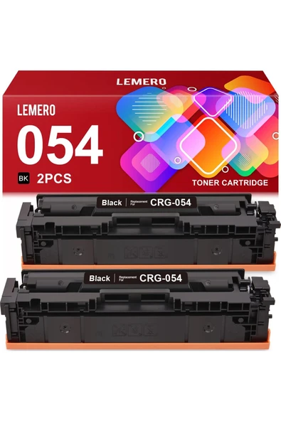 Canon CRG-054 SİYAH MF642Cdw MF644Cdw LBP622Cdw MF641Cdw Laser Printers (Black 2-Pack) ürün görseli 1