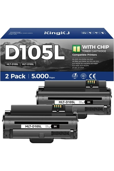 Samsung D105L ML-2525 ML-2540 ML-2580N ML-1910 ML-1915 SCX-4623F SCX-4623FN SCX-4600 SF-650 ürün görseli 1