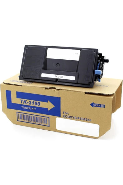 KYOCERA Uyumlu TK-3160 Muadil Toner / P3045dn / P3050dn / P3055dn / P3060dn ürün görseli 1