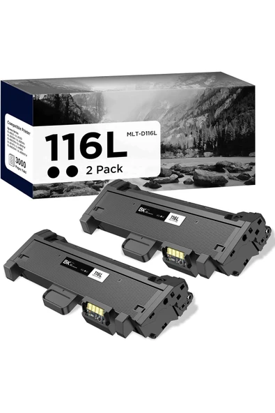 Samsung Muadil Xpress Sl-2625d Sl-m2825dw Sl-m2675fn Sl-2875fw Sl-m2835 Sl-m2885fw (BLACK, 2 PACK) ürün görseli 1