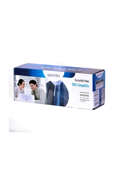 QUATRO Hp Laserjet Pro Mfp M130fw M130fw M130nw Cf217a Muadil Toner (çipli) ürün görseli 1