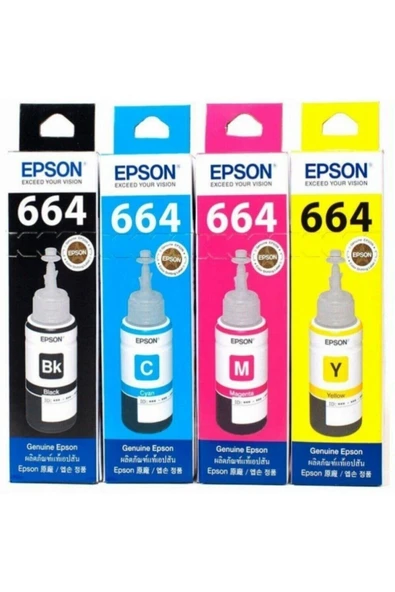 Optimum Epson T6641-6642-6643-6644 Uyumlu Mürekkep Seti ürün görseli 1