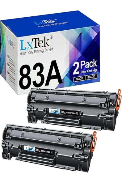 CN HP 83A CF283A 125nw M127fw M127fn M225dw M125a M201dw M201n MFP M225dn M127 siyah 2'li paket ürün görseli 1