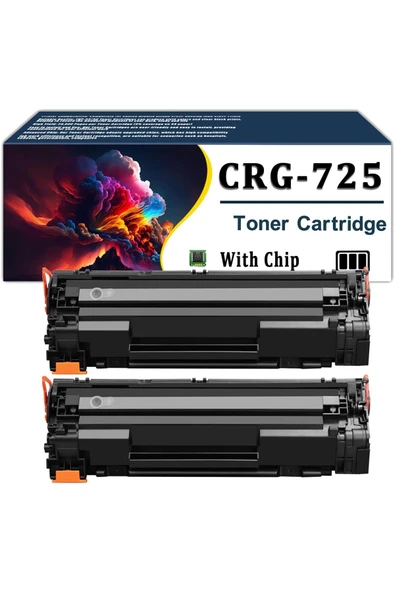Canon CRG725 LBP6030B 6030W LBP6000 Printers 2 Pack ürün görseli 1