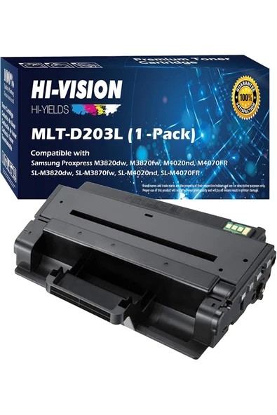 Samsung MLTD203L ProXpress SL-M3320 SL-M3820 SL-M4020 SL-M3370 SL-M3870 SL-M4070 (Black) ürün görseli 1