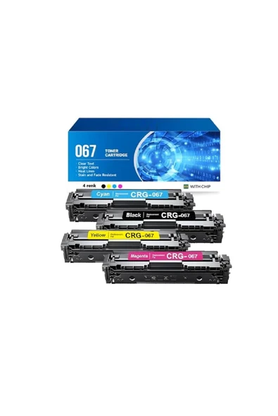 Canon İ-Sensys LBP-623Cdw Yazıcı Uyumlu CRG054 Çipli Muadil Toner Seti (CF400) ürün görseli 1