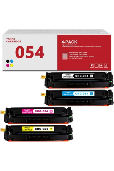 Canon CRG 054 MF642Cdw MF644Cdw MF640C MF641Cw LBP621Cw LBP622Cdw LBP623*RESİM TEMSİLİDİR* ürün görseli 1