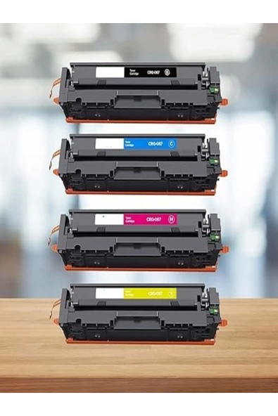 Canon CRG-067 1 SET Çipli /LBP-631Cw - LBP-633Cdw - MF-651Cw - MF-655Cdw - MF-655Cx - MF-657Cdw AURA TONER ürün görseli 1