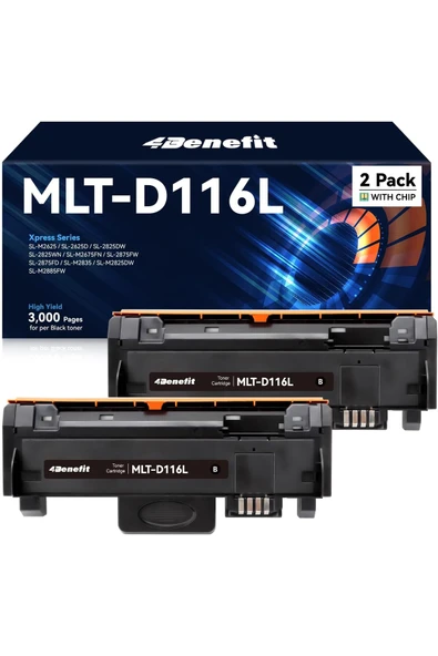 Samsung D116L Xpress M2625D M2675FN M2676FH M2875FW M2875FD M2885FW 2ADET ürün görseli 1