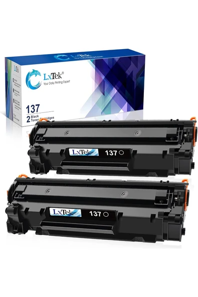 Canon *YA-DE TONER*CRG737MF232w MF242dw MF240 MF230 MF216n MF236n(2 Pack, 137 Black) ürün görseli 1
