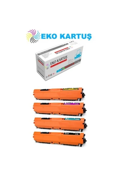 EKO KARTUŞ Hp Laserjet Pro 100 Color Mfp M175nw (ce310-ce311-ce312-ce313) Muadil Toner ürün görseli 1