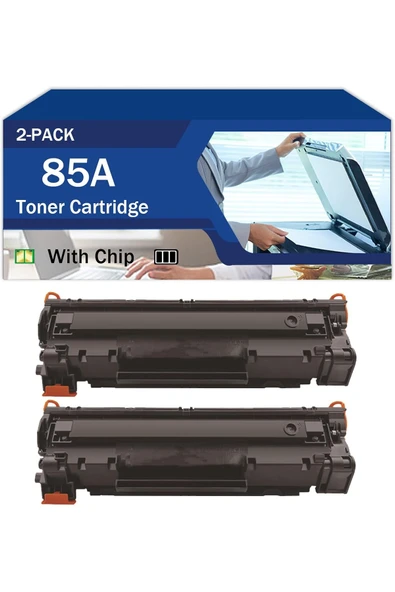 Yade TONER 285A P1100 P1102 P1102W M1132 M1210 M1212nf M1214nfh M1217nfw M1219nf Printers 2 Packs ürün görseli 1