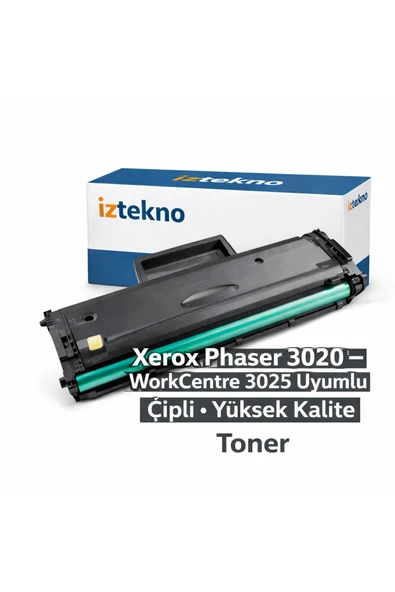 Xerox Phaser 3020 – WorkCentre 3025 Uyumlu | Çipli | Yüksek Kalite Muadil Toner ürün görseli 1
