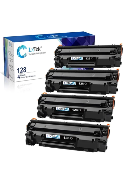 Canon *YA-DE TONER*CRG128 Compatible with Canon D530 D550 MF4570dw MF4770n FaxPhone L190 L100 (4 Black) ürün görseli 1