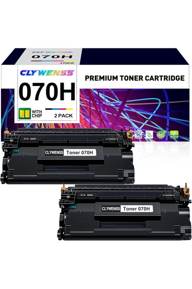Canon ÇİPLİ 070H CRG070H MF465dw MF462dw LBP246dw LBP247dw Printer (Black, 2-Pack) ürün görseli 1