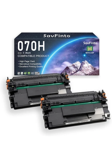 Canon ÇİPLİ CRG070H MF465dw MF462dw MF461dw LBP246dw LBP247dw LBP243dw Printers (2 Black) ürün görseli 1