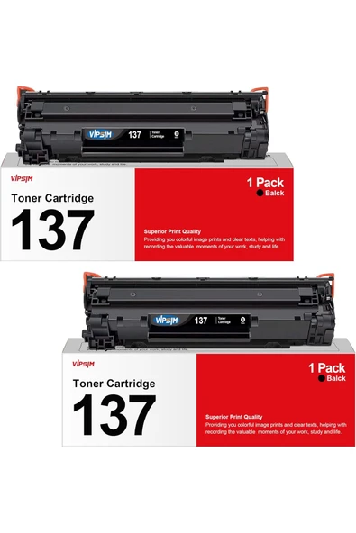 Canon 137/737 83A MF216n MF236n MF232W MF227dw MF229dw MF244dw MF247dw Printer (2 Black) ürün görseli 1