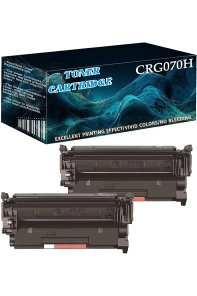 Canon CRG070H ÇİPLİ LBP244 LBP241 LBP243dw LBP246dw MF461dw MF465dw Printer (10000 Pages) Black*2 ürün görseli 1