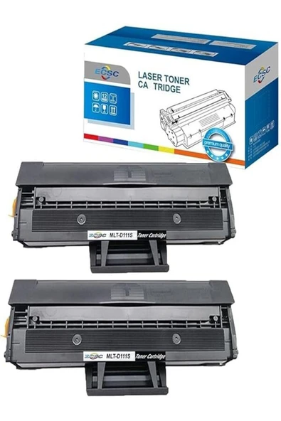 Samsung SL-M2020 SL-M2022 SL-M2022W SL-M2026 SL-M2026W SL-M2070MLT-D111S (Black, 2-Pack) TONER ürün görseli 1