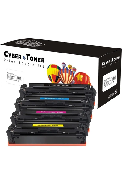 Canon CRG054 I-sensys Mf645cx Crg054 Cmyk 4 Renk Muadil Toner *YA-DE TONER*A KALİTE ürün görseli 1