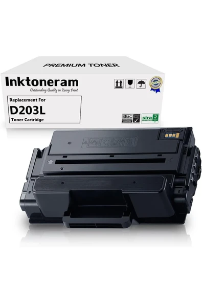 Samsung D203L MUADİL ProXpress SL-M3320 SL-M3820 SL-M4020 SL-M3370 SL-M3870 SL-M4070 (Black) ürün görseli 1