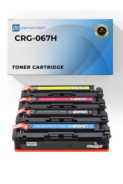 Canon Crg -067 Yüksek Kapasite Muadil Set - Lbp633cdw Lbp632cdw Mf651 Mf653cdw Mf654cdw Mf656cdw ürün görseli 1