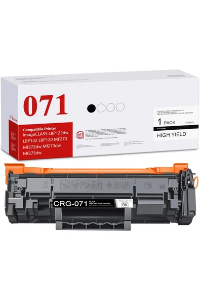 Canon 071 TONER/MF275/CRG071 ÇİPLİ LBP122 LBP122dw LBP120 Series MF270 MF272dw MF273 MF273dw ÇİPLİ ürün görseli 1