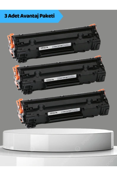QUEEN Hp Laserjet Pro M102w Hp Cf217a(17A) Ekonomik Avantajlı 3’lü Paket Muadil Toner ürün görseli 1