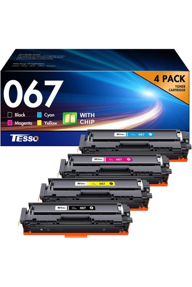 Canon MF656Cdw Toner Cartridges  MF656Cdw MF654Cdw LBP632Cdw MF653Cdw Printer - for 067H Toner  Set ürün görseli 1