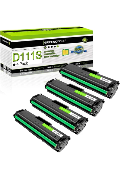 Samsung MLT-D111S MLT-111L 111S 111L Toner Samsung Xpress SL-M2020W M2070FW M2070W M2024W (4 Adet) ürün görseli 1