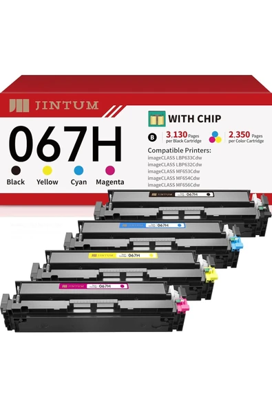 Canon 067 Set Toner Yüksek Kapasite Crg067h For Mf654cdw Mf656cdw Mf653cdw Lbp632cdw Lbp633cdw Printers ürün görseli 1