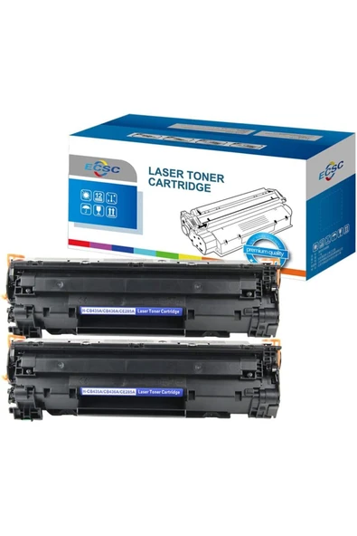 Canon CRG725/ LaserJet Pro M1132 MFP M1212nf M1214nfh M1217nfw P1100 P1102 P1102w /CE285A 2ADET ürün görseli 1