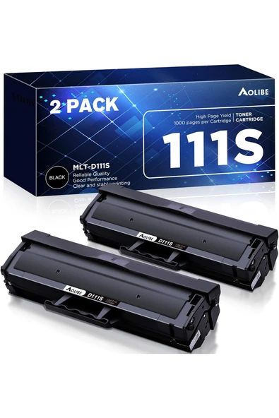 Samsung Toner MLT-D111S MLT111S  Samsung Xpress M2020W M2070FW M2070W M2020 M2024W Printer (2 adet) ürün görseli 1