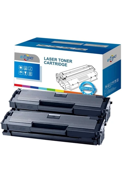 Samsung Xpress SL-M2020 SL-M2020W  SL-M2070 SL-M2070F SL-M2070FW SL-M2070W MLT-D111S (Black, 2-Pack) ürün görseli 1
