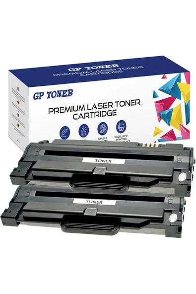 Samsung ML-1900 ML-1910 ML-1911 ML-1915 ML-1915 ML-1915 Series ML-2525 ML-2525 (2x Black Toner) ürün görseli 1