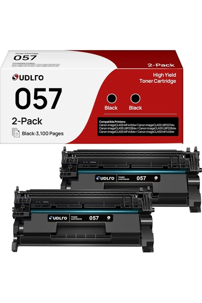 Canon 057 Çipsiz Toner Cartridge Crg057 Mf445dw Mf448dw Mf449dw Lbp226dw Lbp227dw Printer (2 ADET) ürün görseli 1