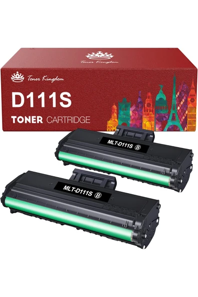 Samsung MLT-D111S for Xpress M2026W M2026 M2070W M2020 M2020W M2022 M2022W M2070F M2070FW 2Lİ PAKET ürün görseli 1