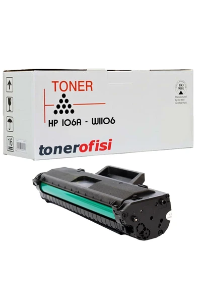 Toner Ofisi HP 106A Toner Kartuşu Siyah W1106A Hp Laserjet MFP 135w Uyumlu İthal Toner ürün görseli 1