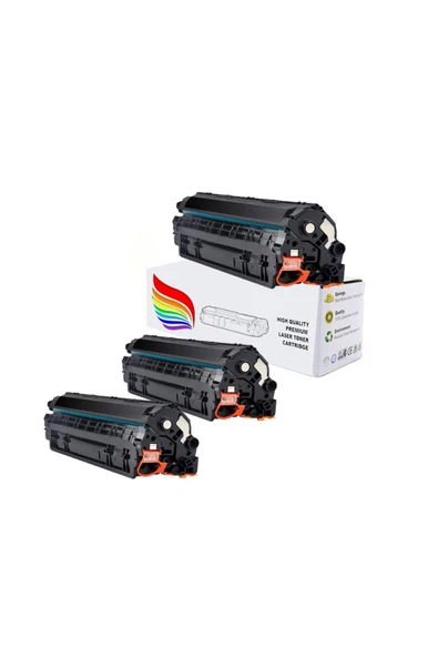 inkwell İnkwell Hp Laserjet Pro Mfp M225DN 83A Muadil Toner 3'lü Paket ürün görseli 1