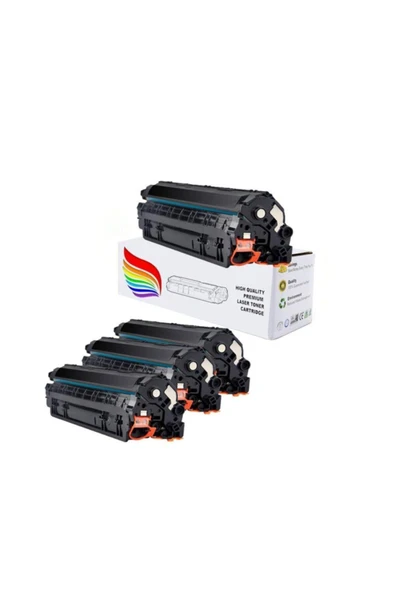 inkwell Hp Laserjet Pro Mfp M125nw 83a Muadil Toner 4'lü Paket ürün görseli 1