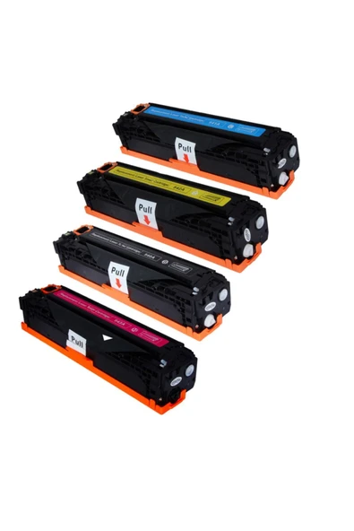 4F Hp Cb540a 541a 542a 543a Takım Yüksek Kapasite Muadil 4 Renk Toner ürün görseli 1